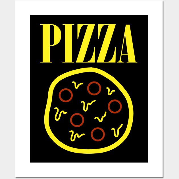 Pizza Spirit Wall Art by Milasneeze